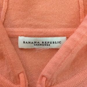 Orange Sherbet Cashmere Short Sleeved Hoodie